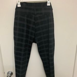 SoHo Lady Plaid Stretchy Pants